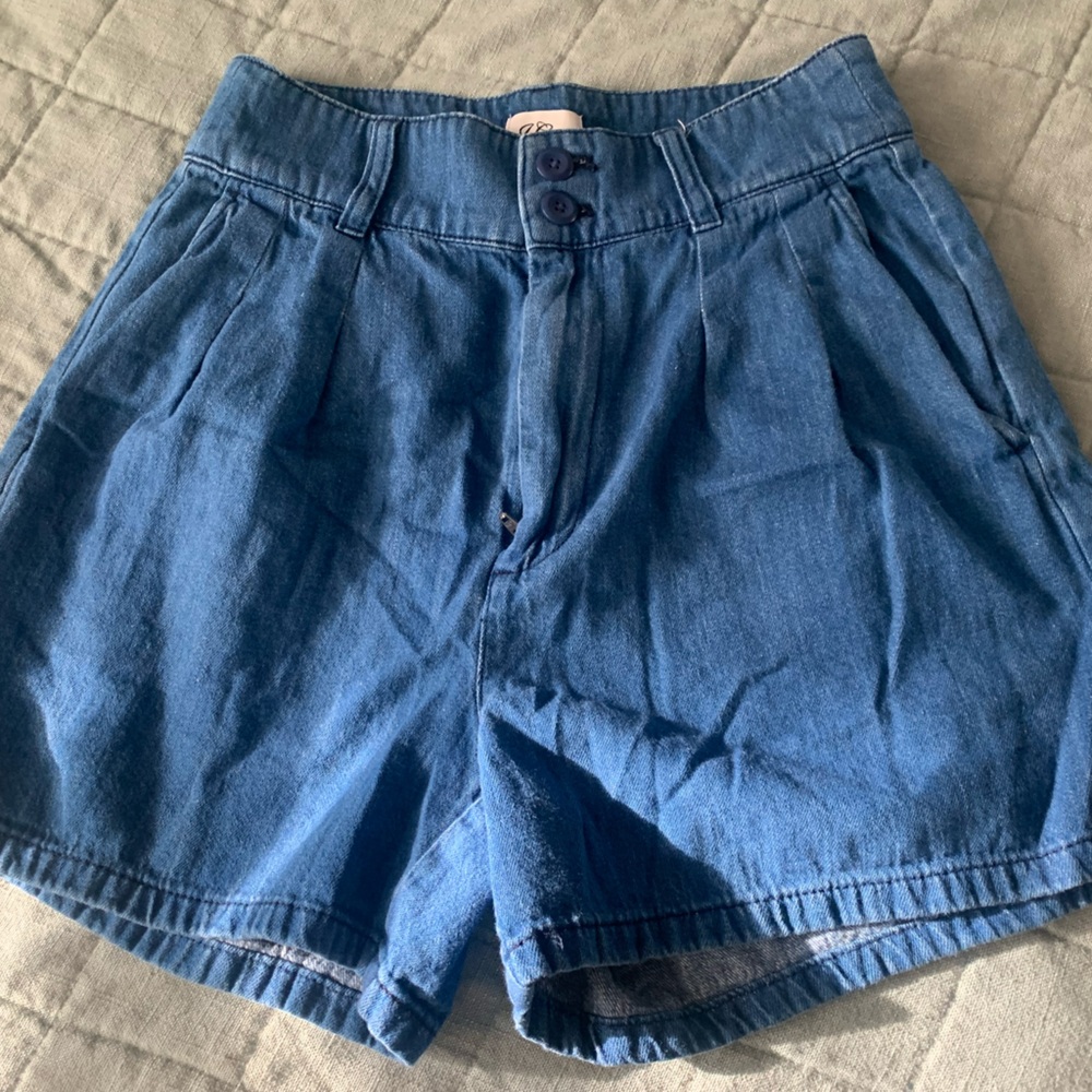 J. CREW chambray shorts